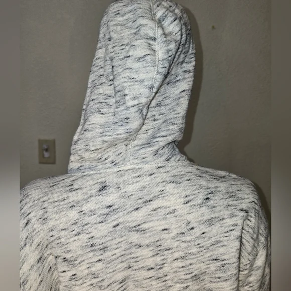 J Crew Womens Full Zip Hoodie Vintage Fleece Size Small Gray/beige - Picture 8 of 9